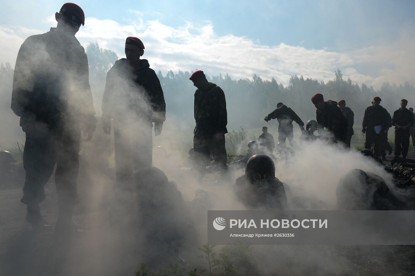 Испытания на право ношения крапового берета в Новосибирске