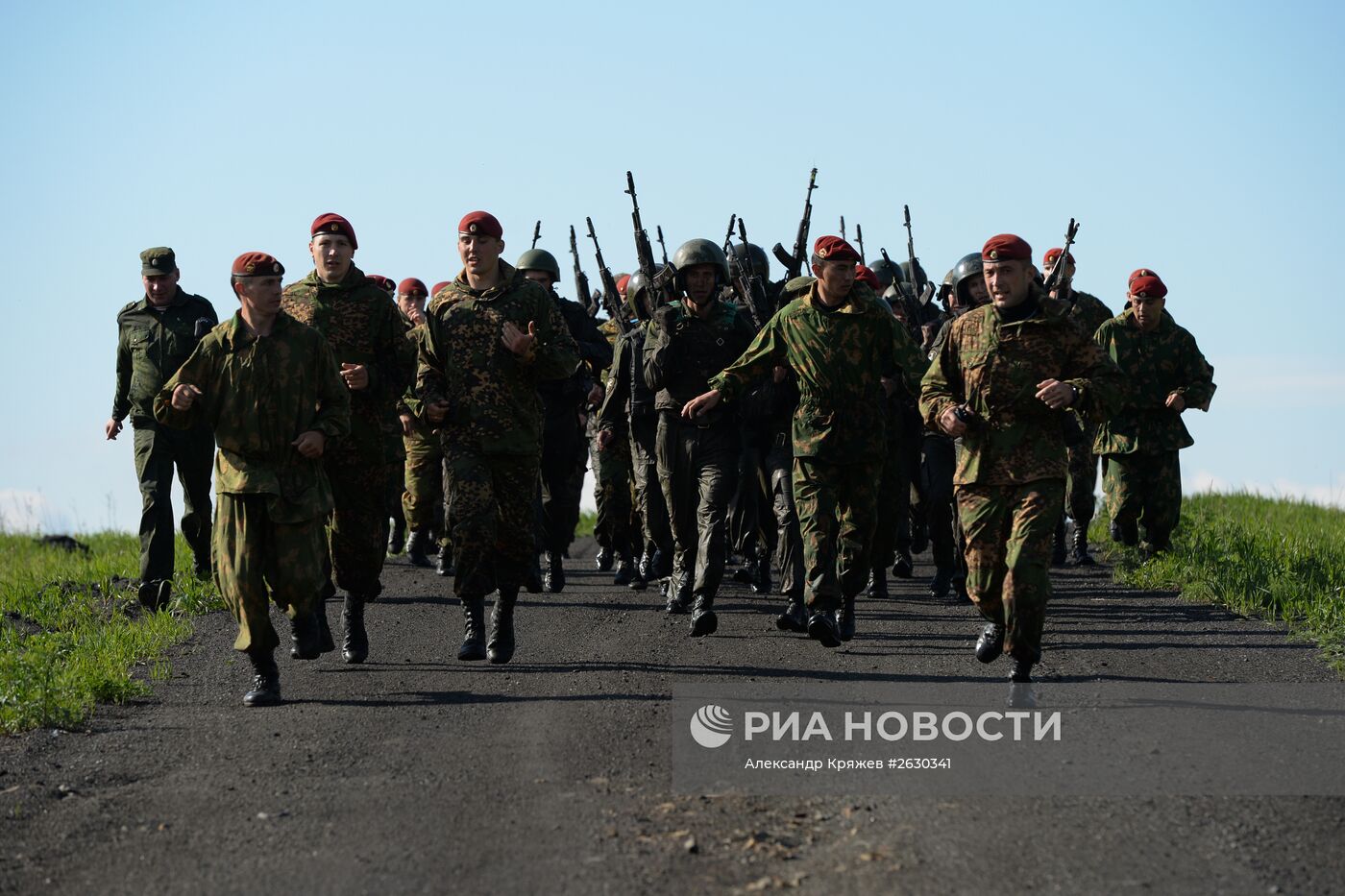 Испытания на право ношения крапового берета в Новосибирске