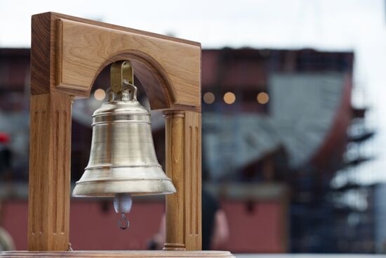 Первый серийный атомный ледокол для Арктики заложили в Санкт-Петербурге