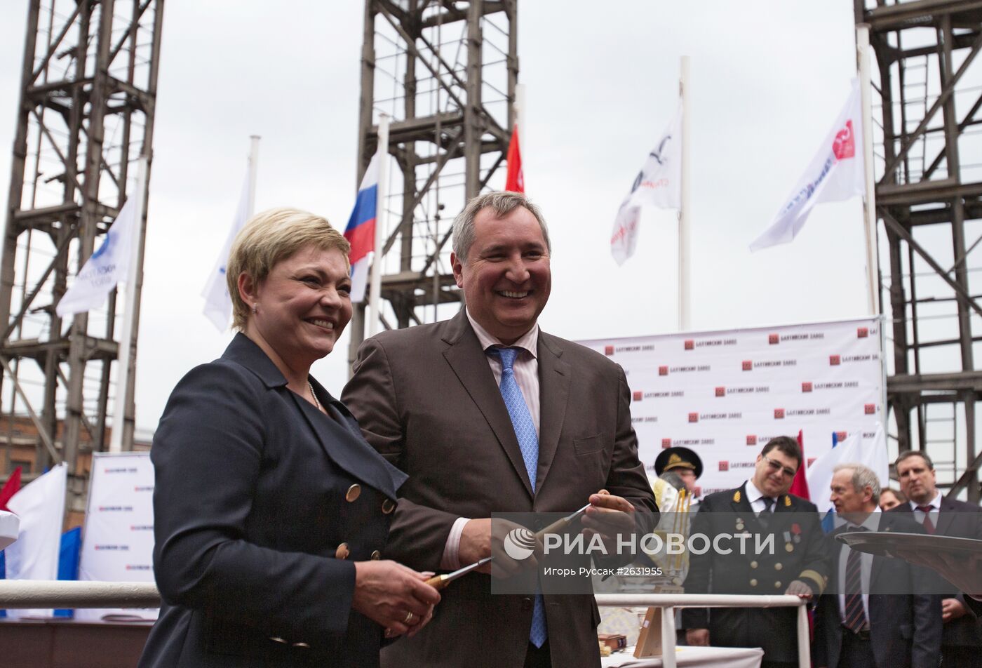 Первый серийный атомный ледокол для Арктики заложили в Санкт-Петербурге