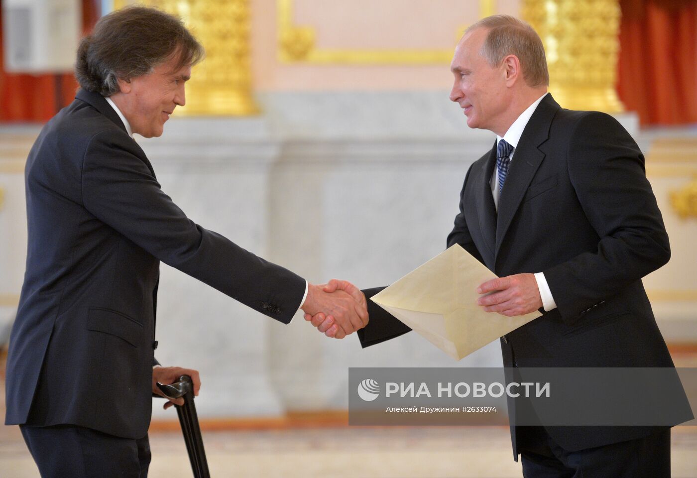 Вручение верительных грамот послами иностранных государств президенту РФ В.Путину