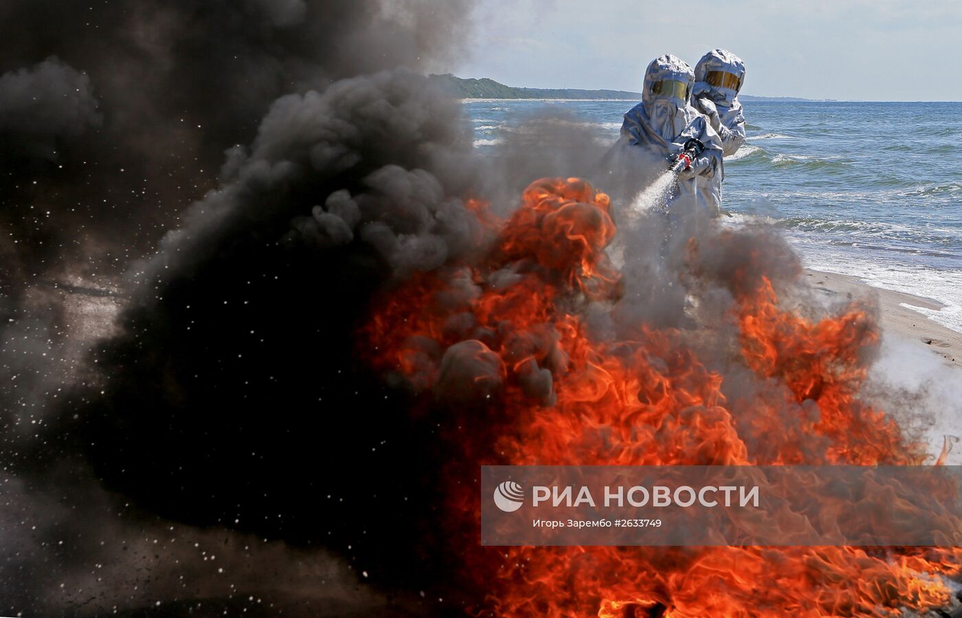 Учения МЧС в Калининградской области
