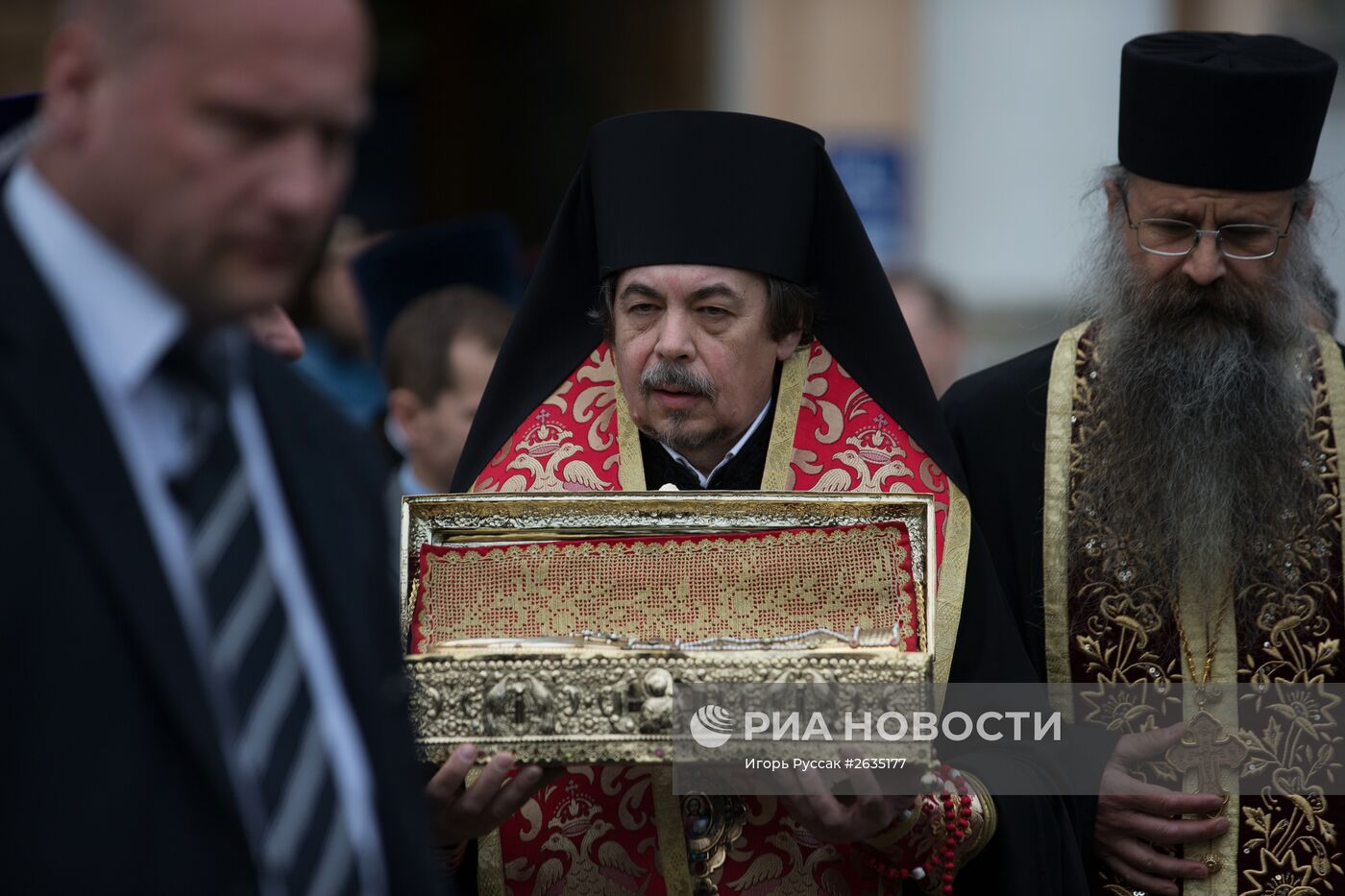Прибытие ковчега с десницей святого великомученика Георгия Победоносца в Санкт-Петербург