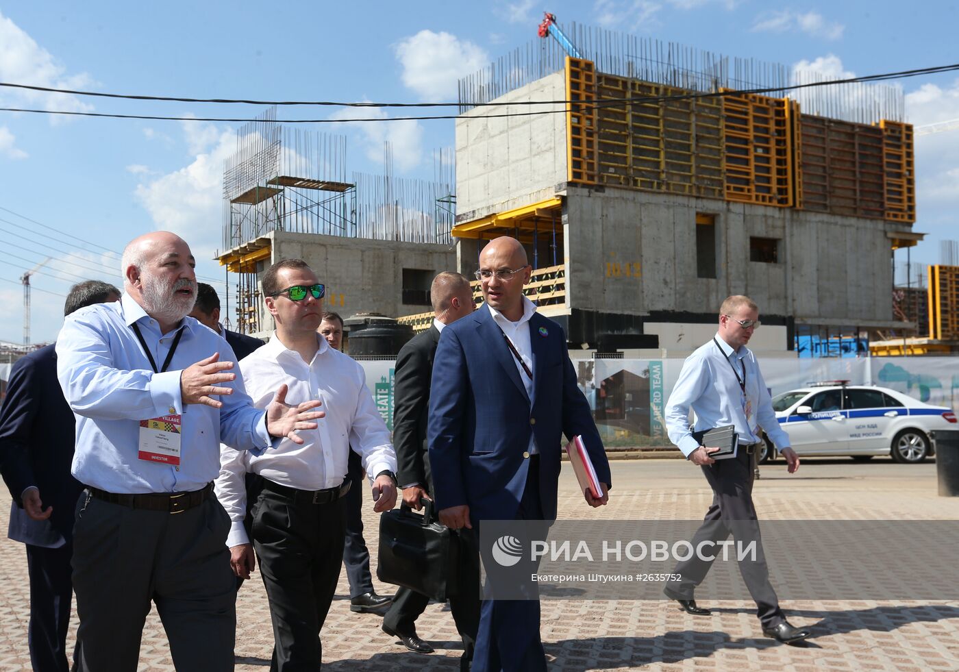 Премьер-министр РФ Д.Медведев принял участие в международной конференции Startup Village в "Сколково"