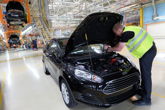 Запуск производства автомобиля Ford Fiesta на заводе Ford Sollers в Набережных Челнах