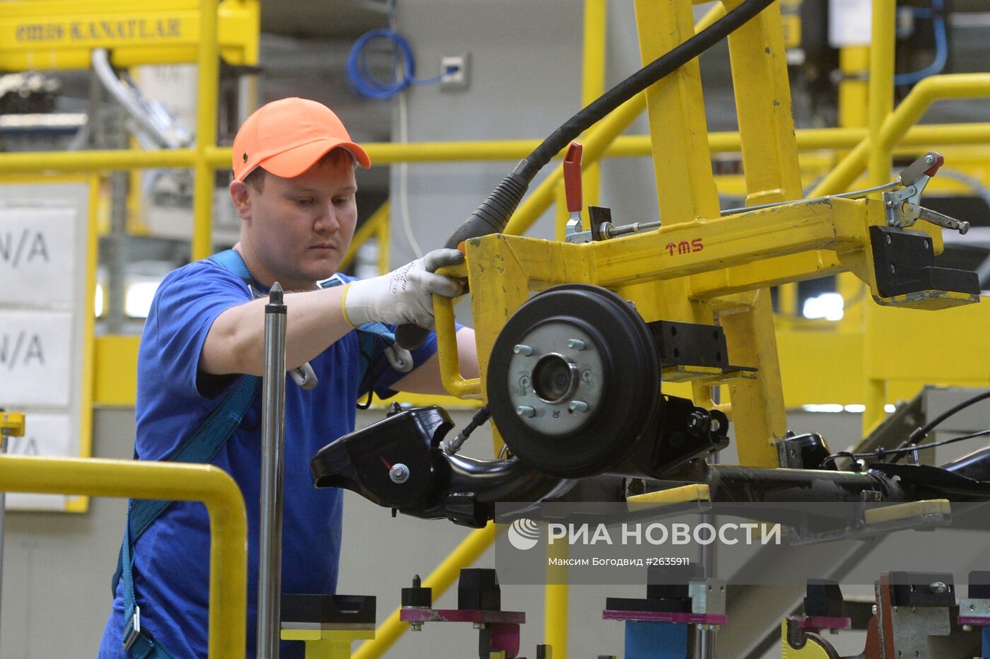 Запуск производства автомобиля Ford Fiesta на заводе Ford Sollers в Набережных Челнах