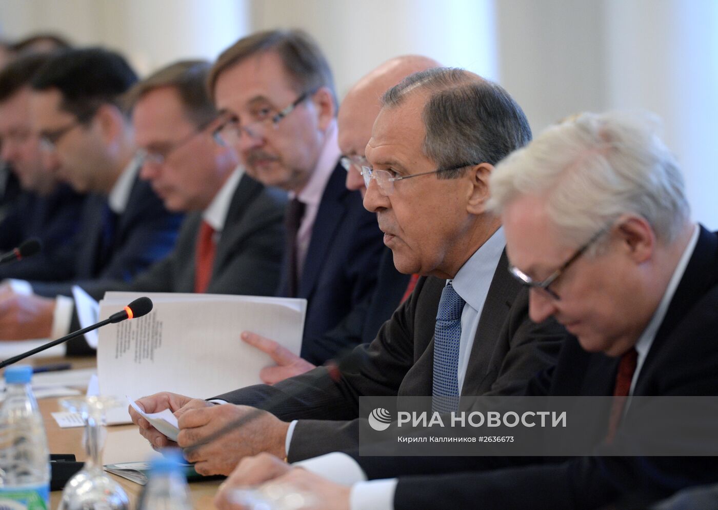 Заседание Делового совета при министре иностранных дел РФ