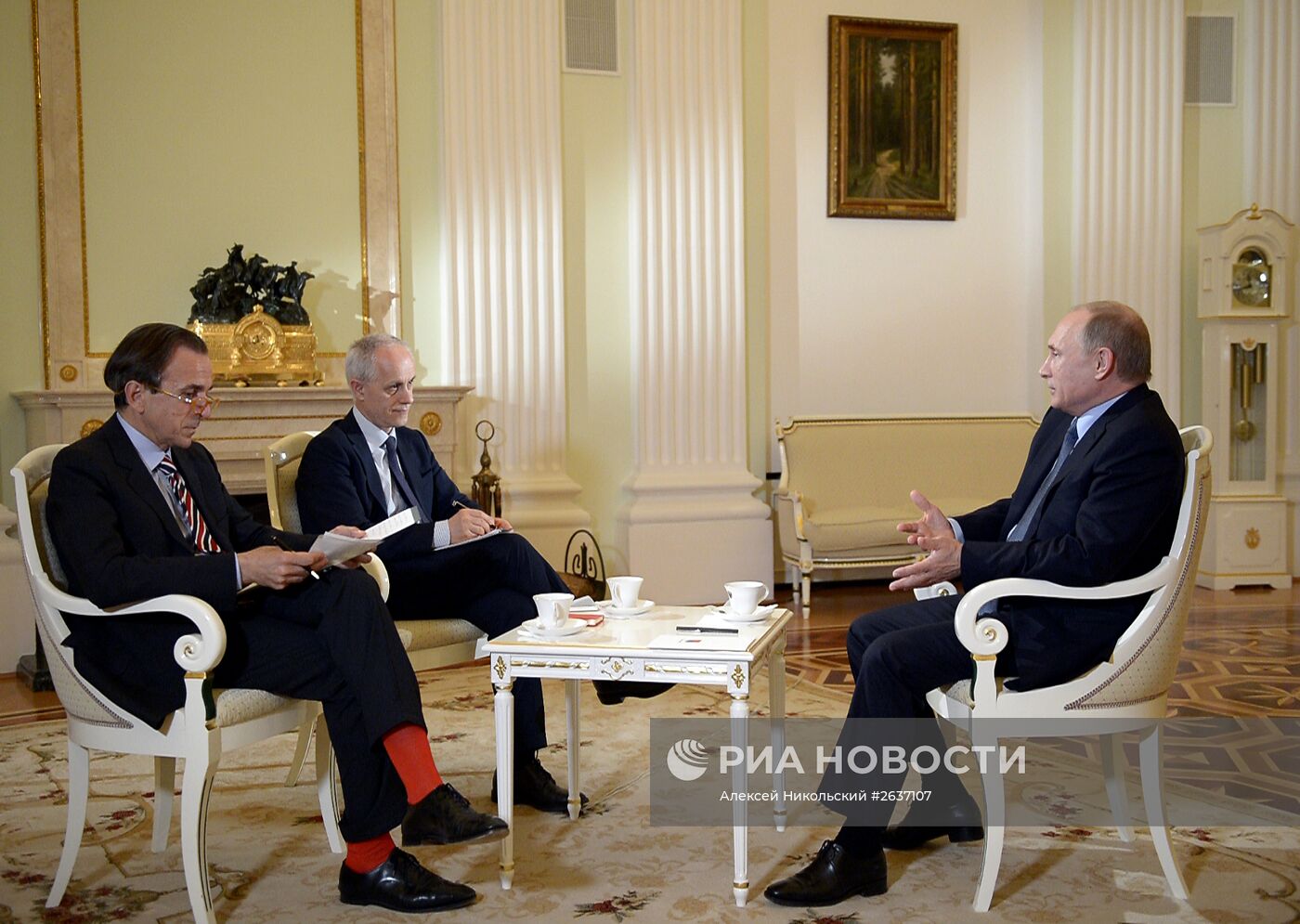 В преддверии визита в Италию президент РФ В.Путин дал интервью газете "Il Corriere della Sera"