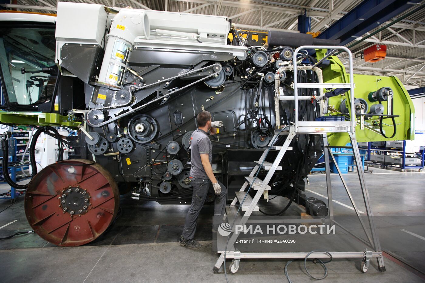 Производство зерноуборочных комбайнов CLAAS в Краснодарском крае