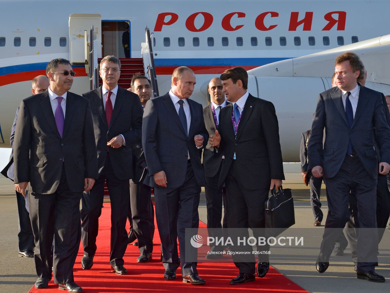 Рабочий визит президента РФ В.Путина в Азербайджан