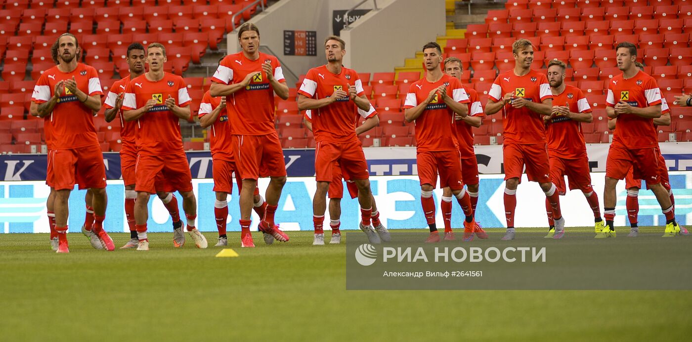 Футбол. Тренировка сборной Австрии