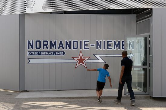 Павильон "Нормандии-Неман" открылся в Аэрокосмическом музее в Ле Бурже