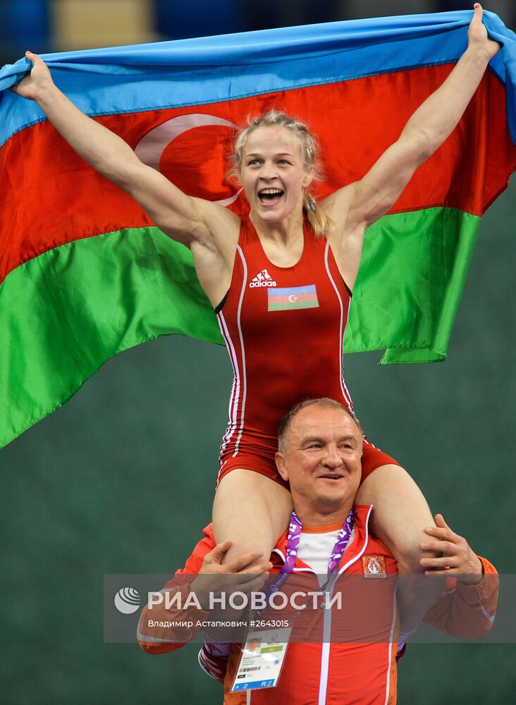 I Европейские игры. Вольная борьба. Женщины. Первый день