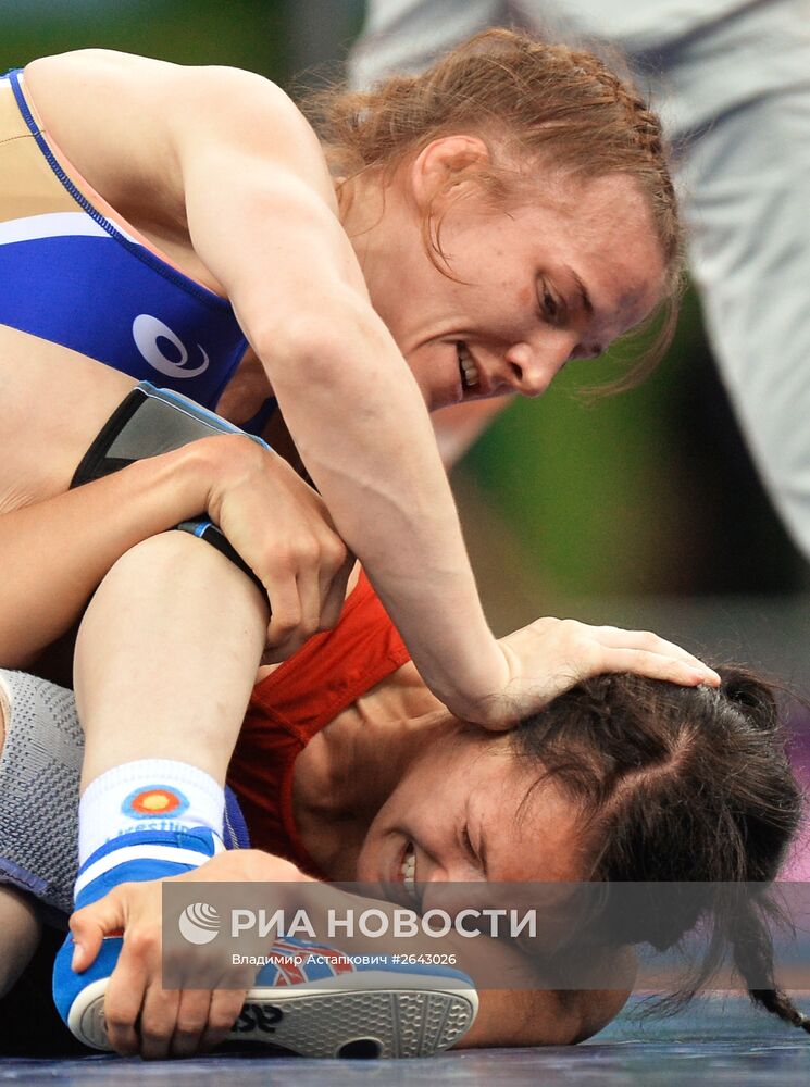 I Европейские игры. Вольная борьба. Женщины. Первый день