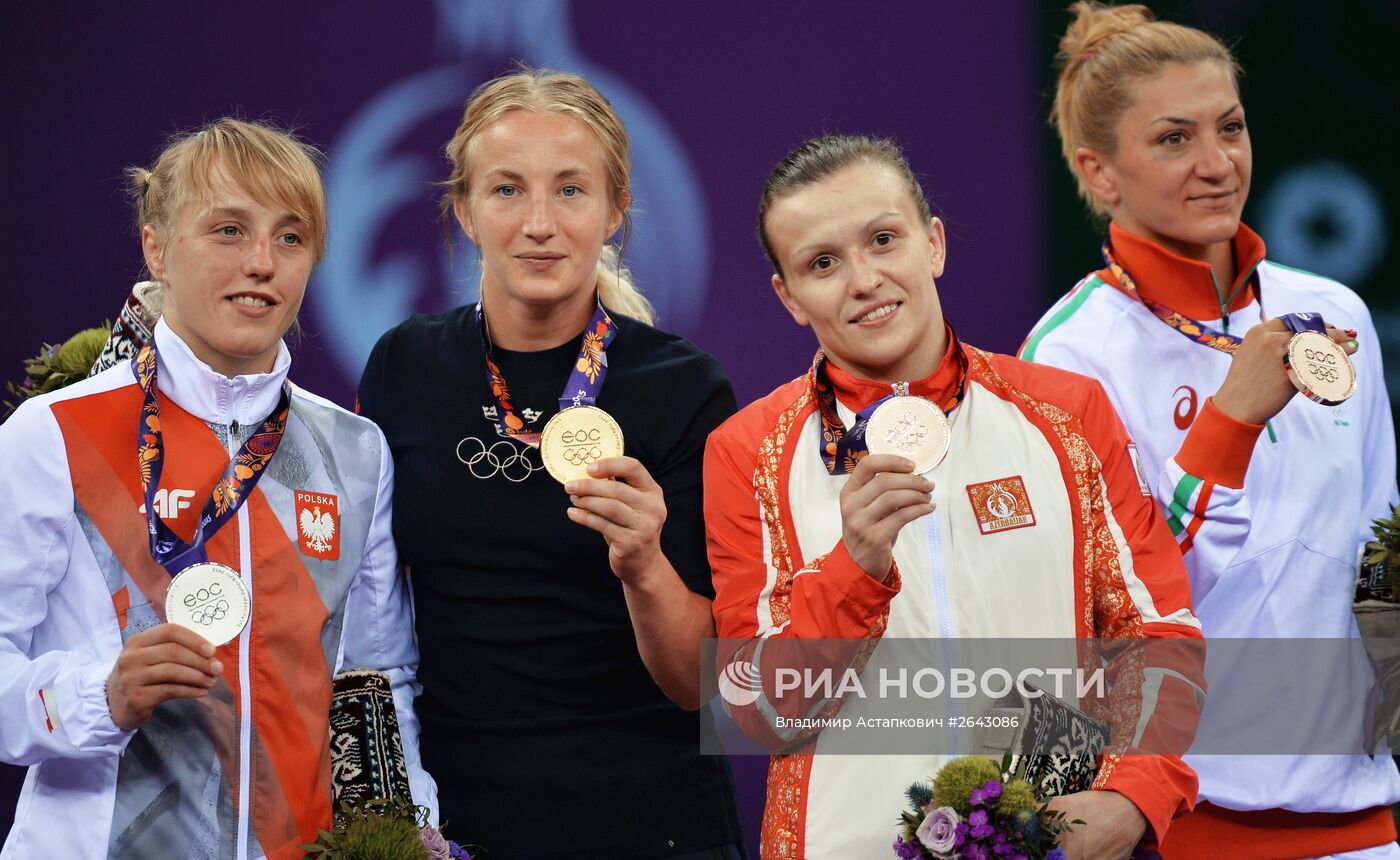 I Европейские игры. Вольная борьба. Женщины. Первый день