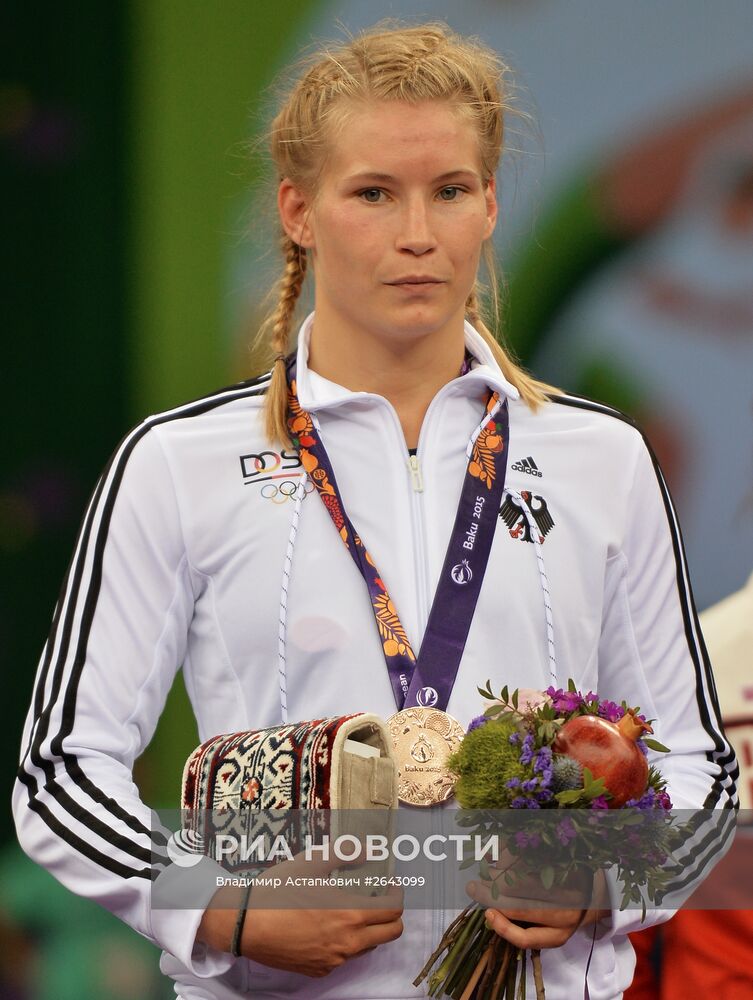 I Европейские игры. Вольная борьба. Женщины. Первый день