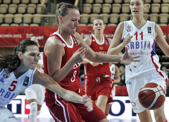 Баскетбол. Чемпионат Европы. Женщины. Матч Сербия - Россия