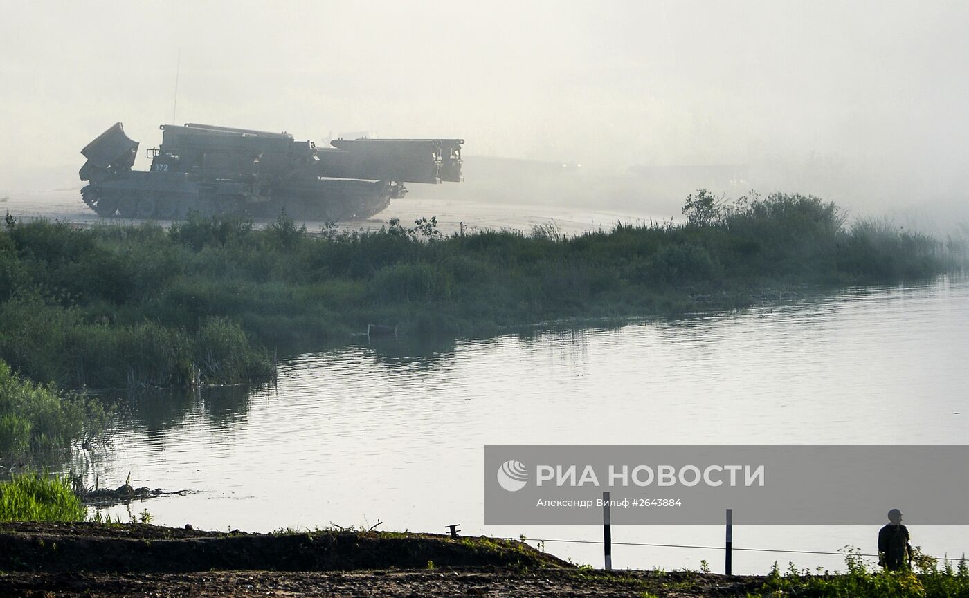 Демонстрационная программа Международного военно-технического форума "Армия-2015"