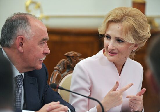 Президент РФ В.Путин провел заседание президиума Госсовета