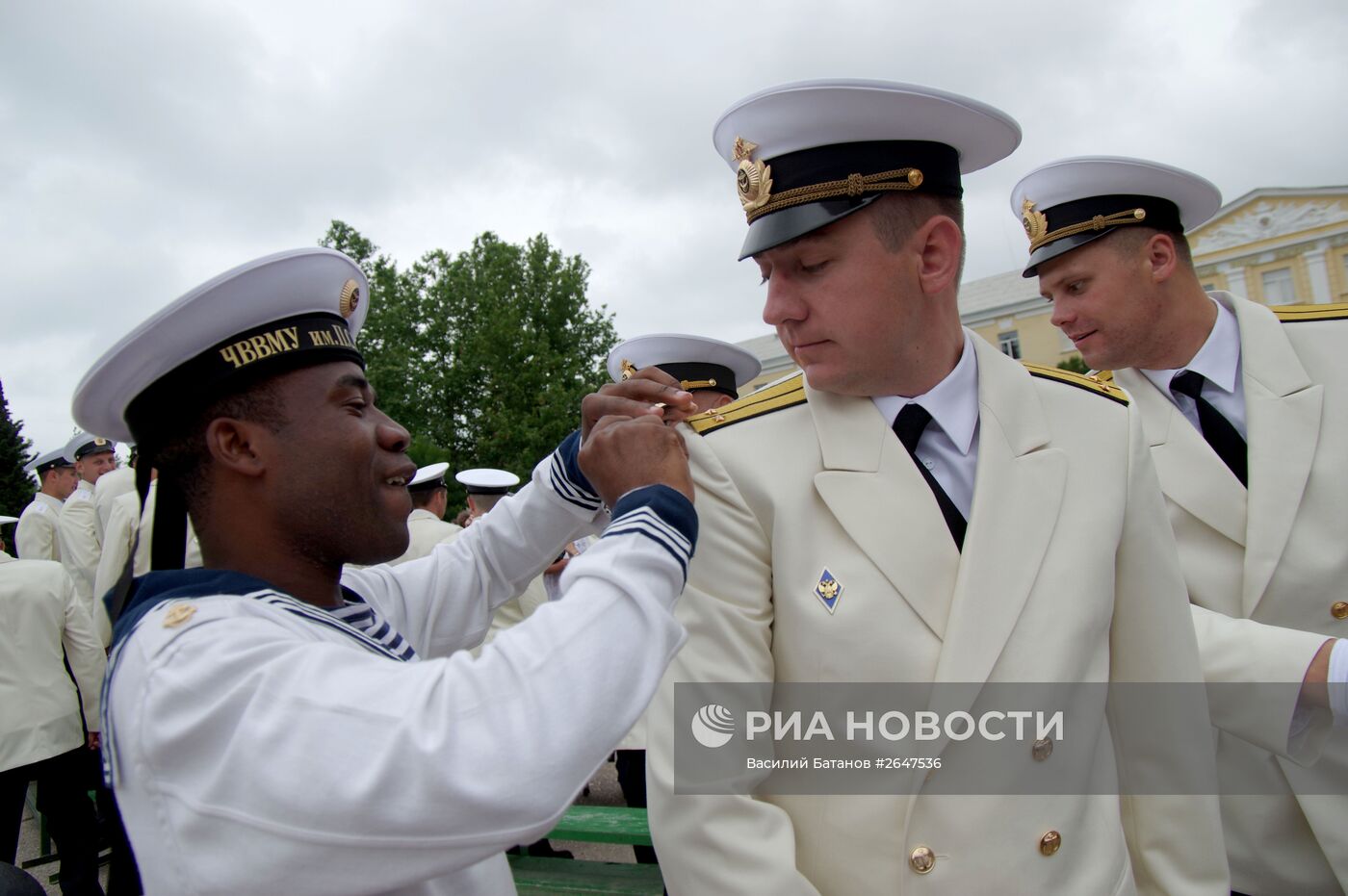 Выпускной в Черноморском военно-морском училище имени П.С.Нахимова