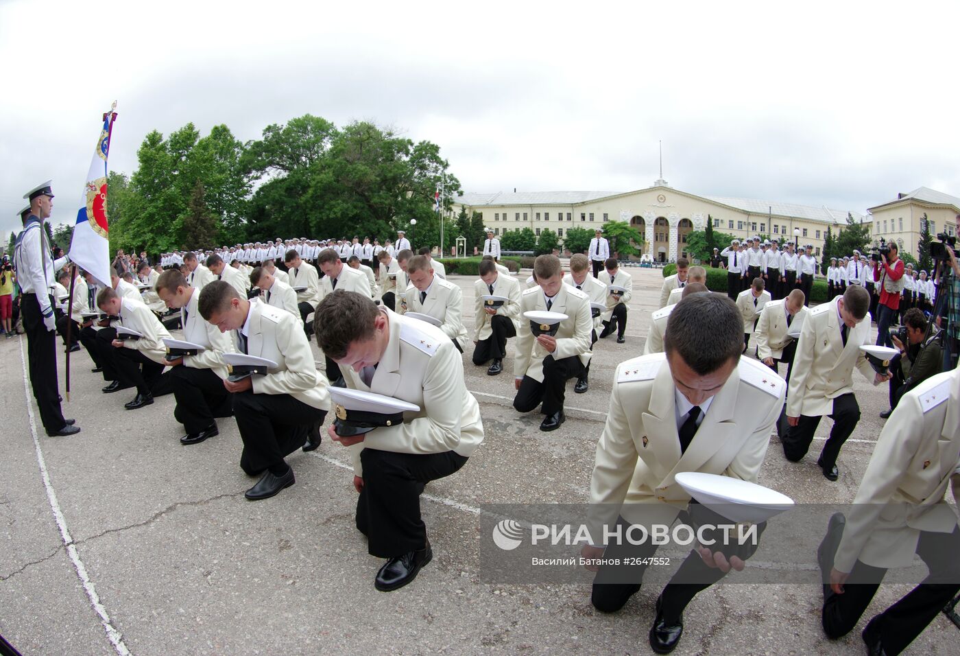 Выпускной в Черноморском военно-морском училище имени П.С.Нахимова