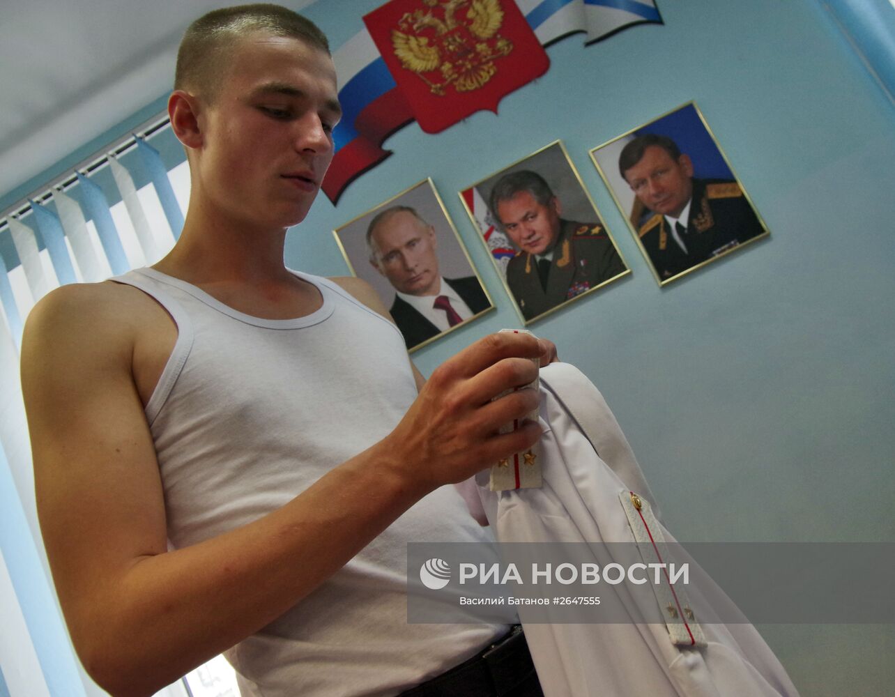 Выпускной в Черноморском военно-морском училище имени П.С.Нахимова