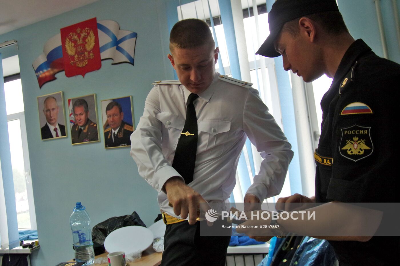 Выпускной в Черноморском военно-морском училище имени П.С.Нахимова
