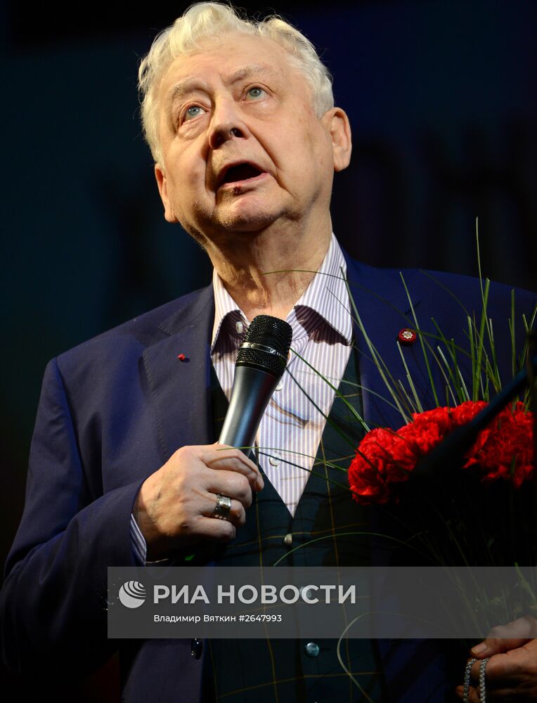 Юбилейный вечер Юрия Соломина в Малом театре