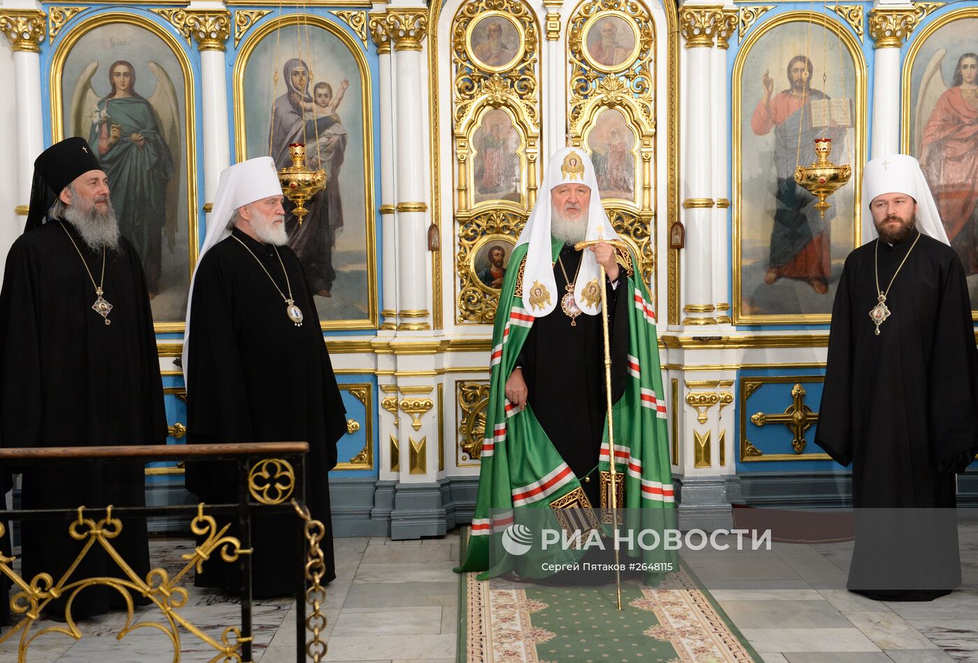 Патриарх Кирилл принял участие в мероприятиях, посвященных 74-й годовщине начала Великой Отечественной войны