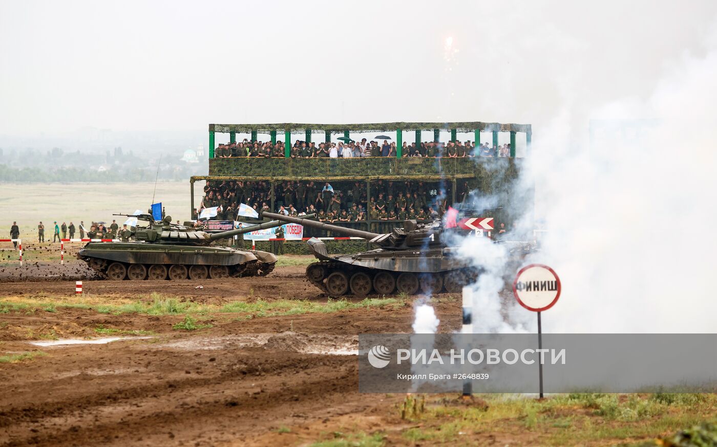 Всеармейский этап "Танковый биатлон" в Волгограде