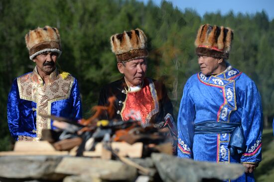 Празднование 150-летнего юбилея Единения теленгитов с Россией