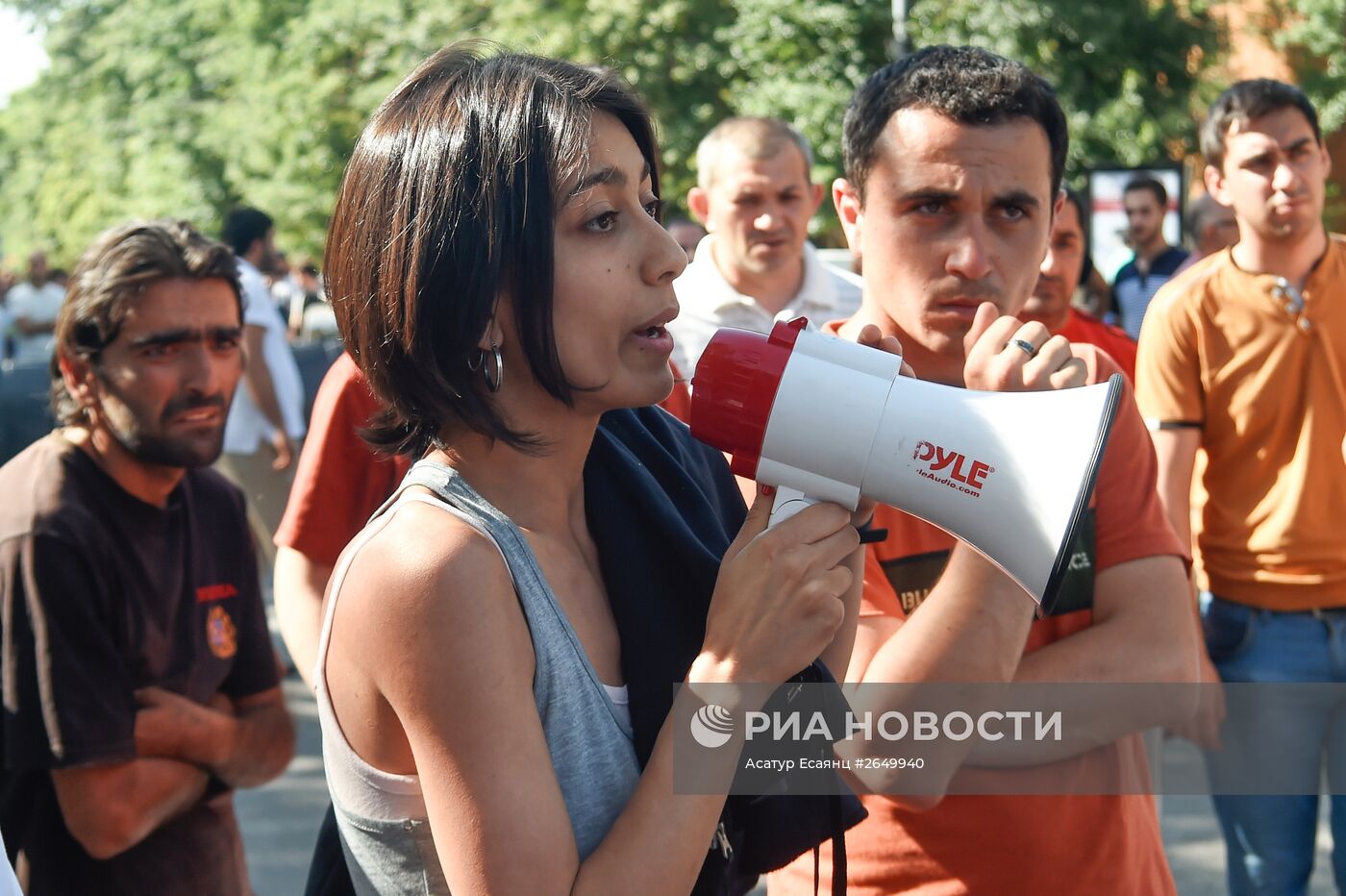 Акция протеста в Ереване