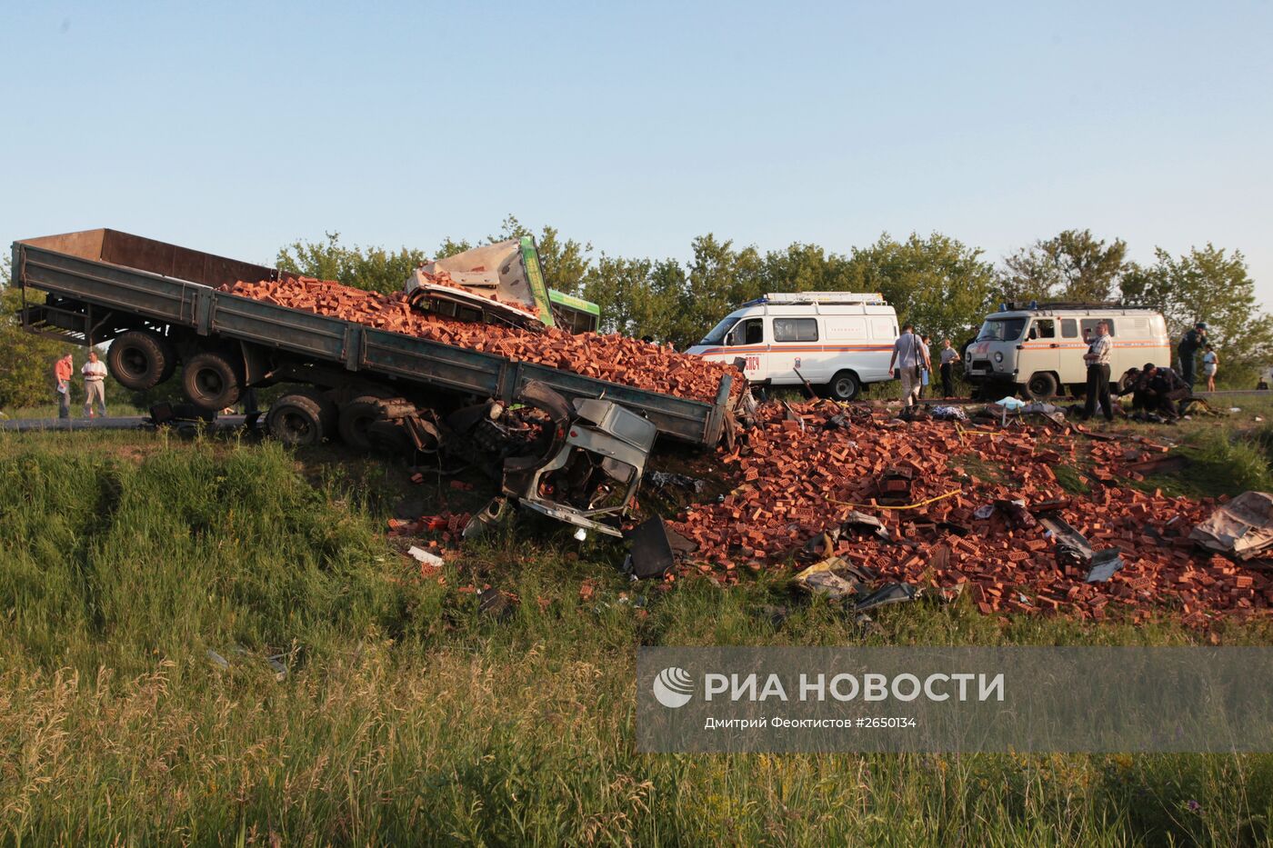 Крупное ДТП в Омской области | РИА Новости Медиабанк