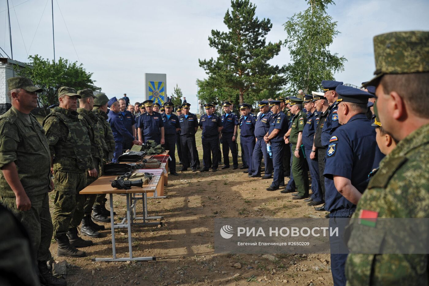 Совместная воздушно-огневая конференция ВВС И ПВО России и Белоруссии на полигоне "Телемба"