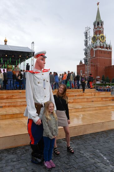 Московский фестиваль "Книги России" на Красной площади. День четвертый