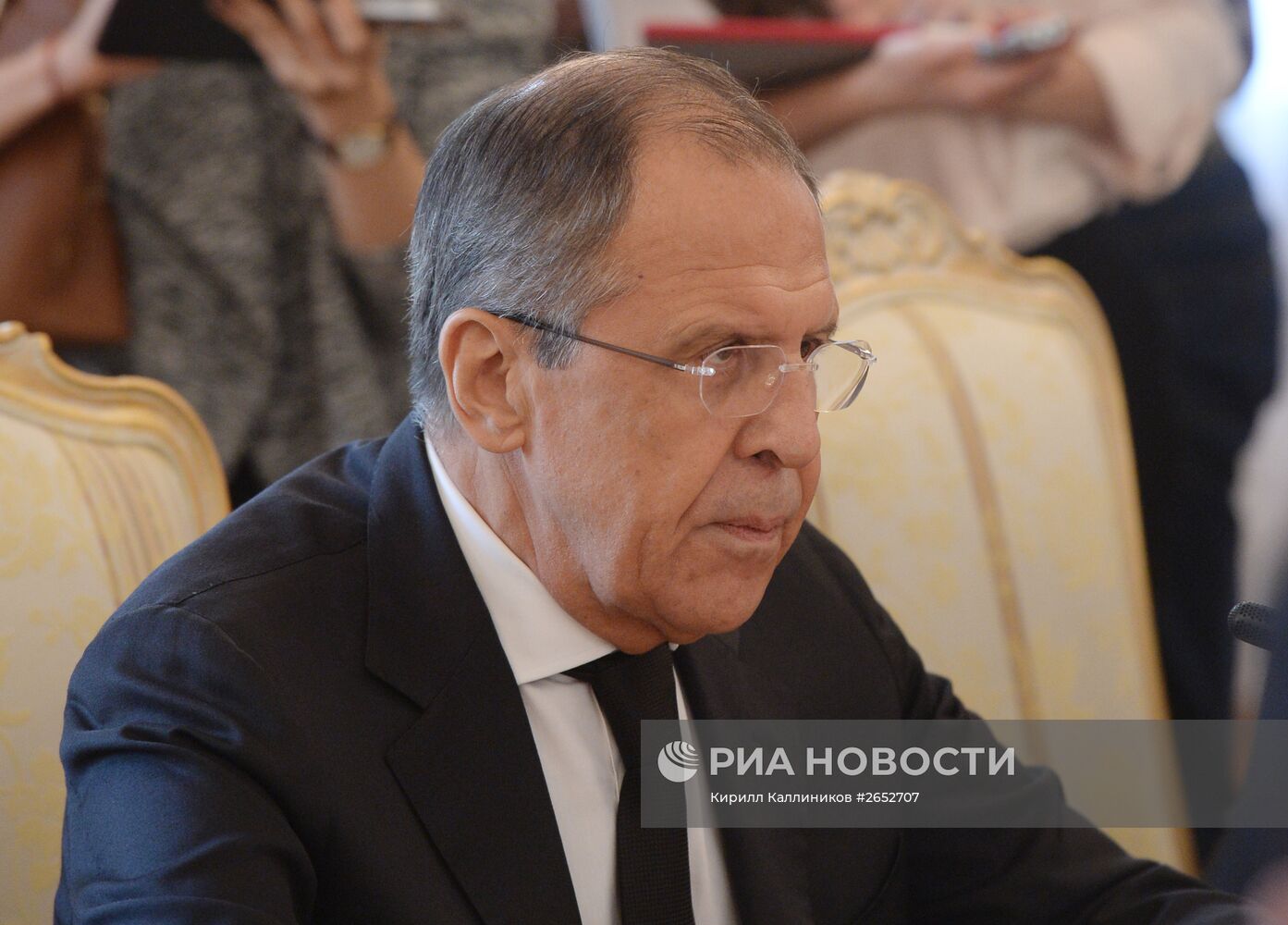 Встреча глав МИД РФ и Сирии С.Лаврова с В.Муаллемом