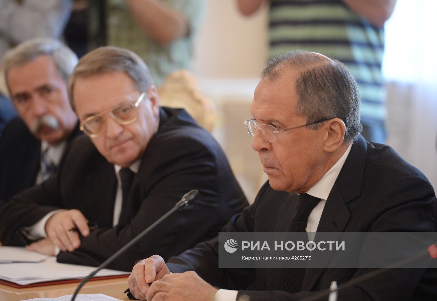 Встреча глав МИД РФ и Сирии С.Лаврова с В.Муаллемом