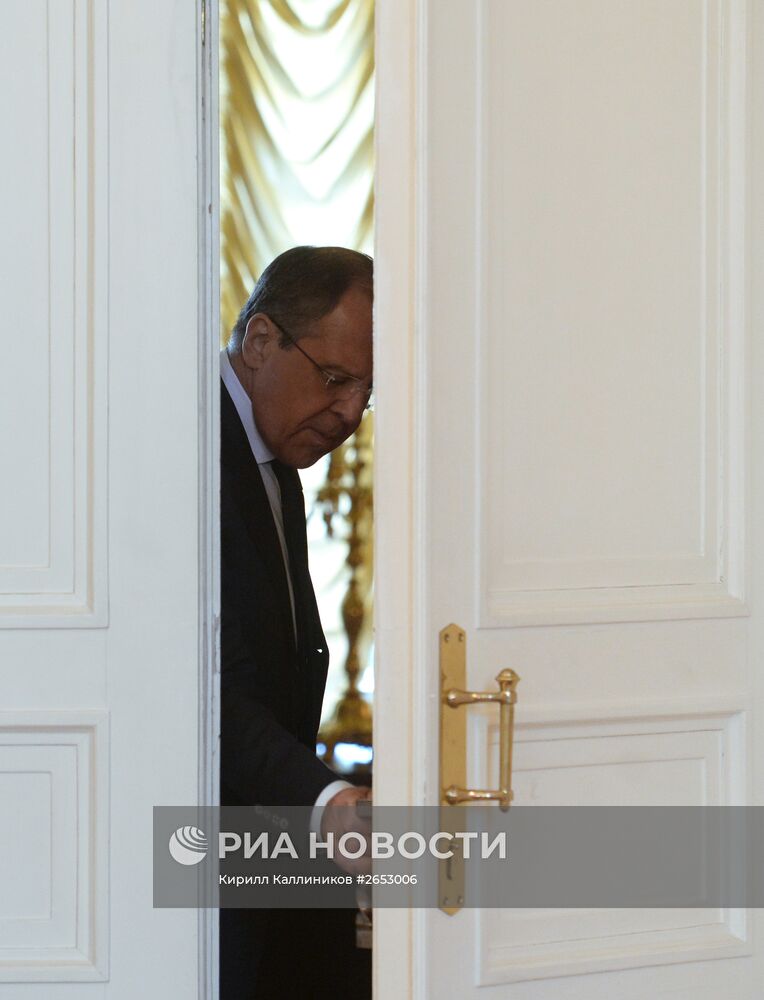 Встреча глав МИД РФ и Сирии С.Лаврова с В.Муаллемом