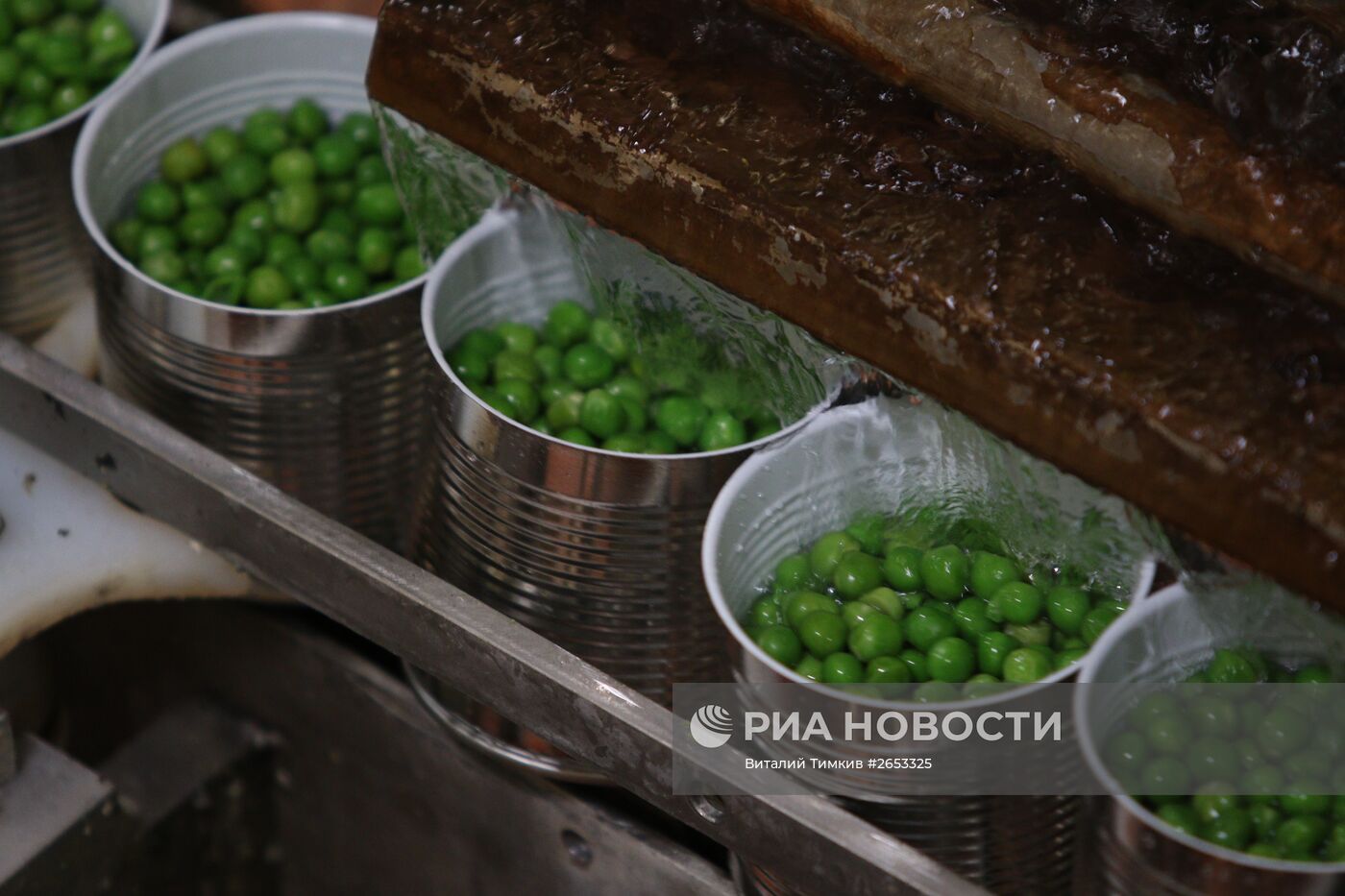 Консервация зелёного горошка на предприятии "Бондюэль-Кубань"