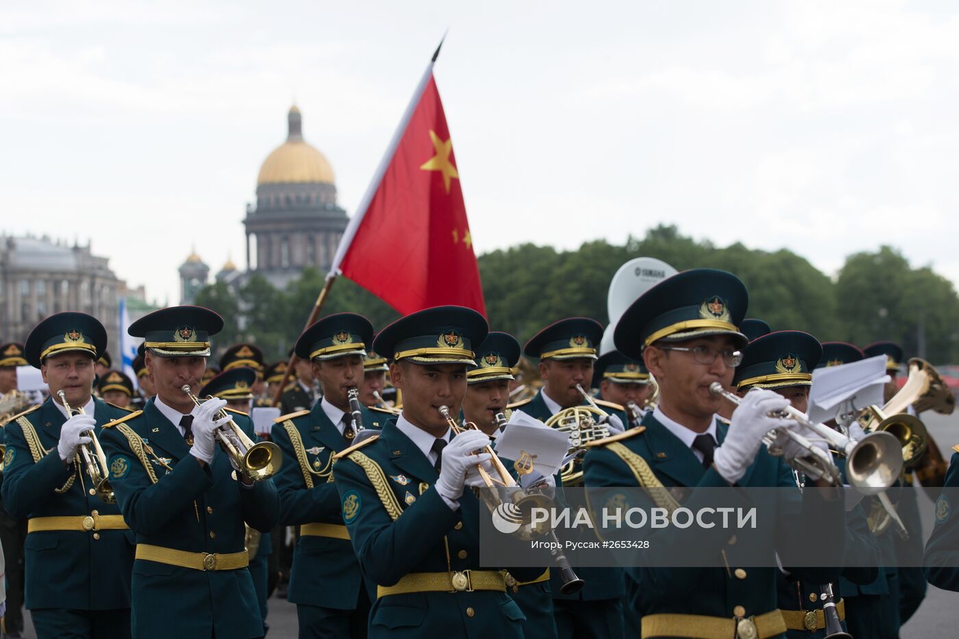 Парад военных оркестров государств-членов ШОС