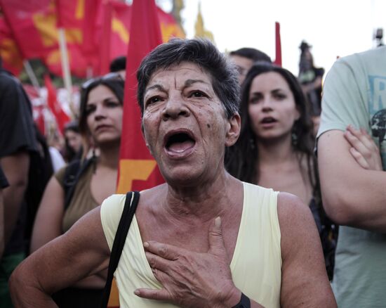 Акции протеста в Греции