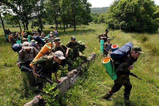 Военно-патриотический детский лагерь "Дальневосточная застава"