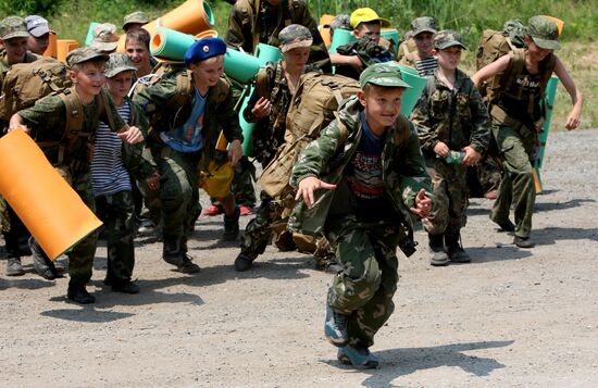 Военно-патриотический детский лагерь "Дальневосточная застава"
