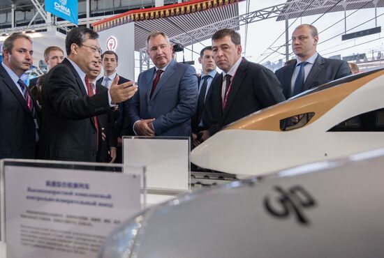 Открытие шестой Международной промышленной выставки "Иннопром 2015"