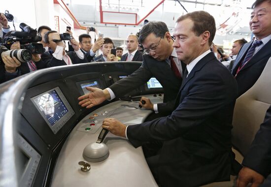 Рабочая поездка премьер-министра РФ Д.Медведева в Уральский федеральный округ