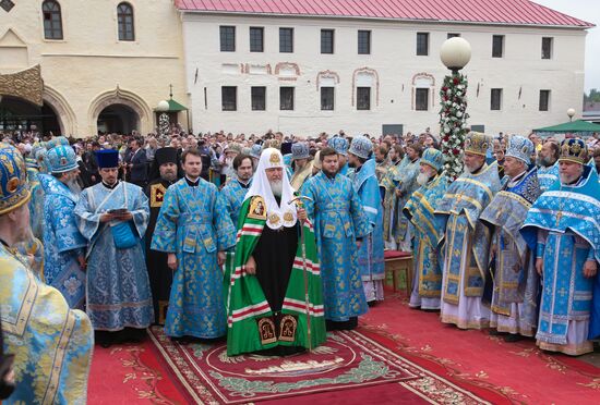Празднование 500-летия Успенского собора в Тихвине