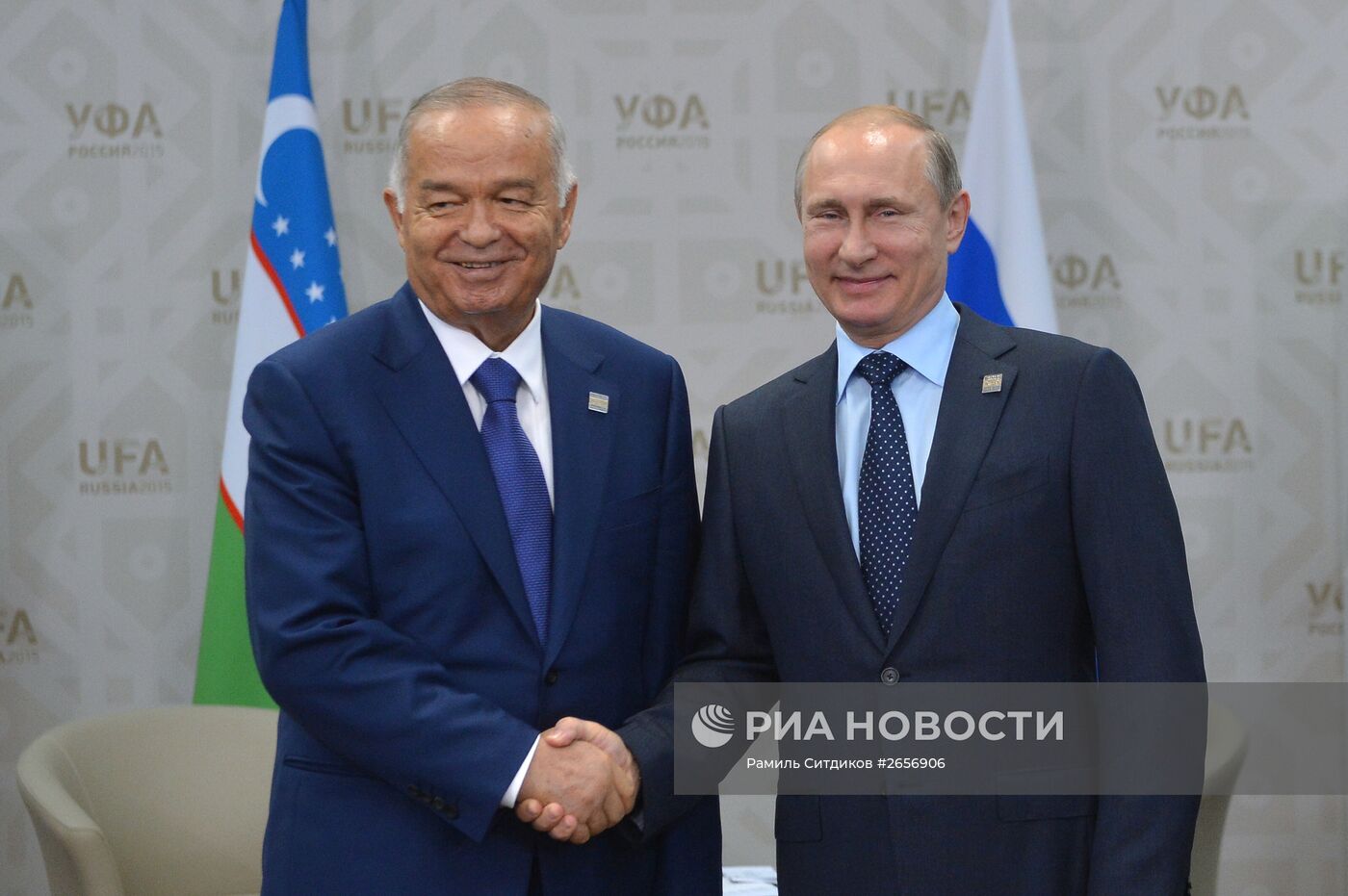 Беседа Президента Российской Федерации Владимира Путина с Президентом Узбекистана Исламом Каримовым
