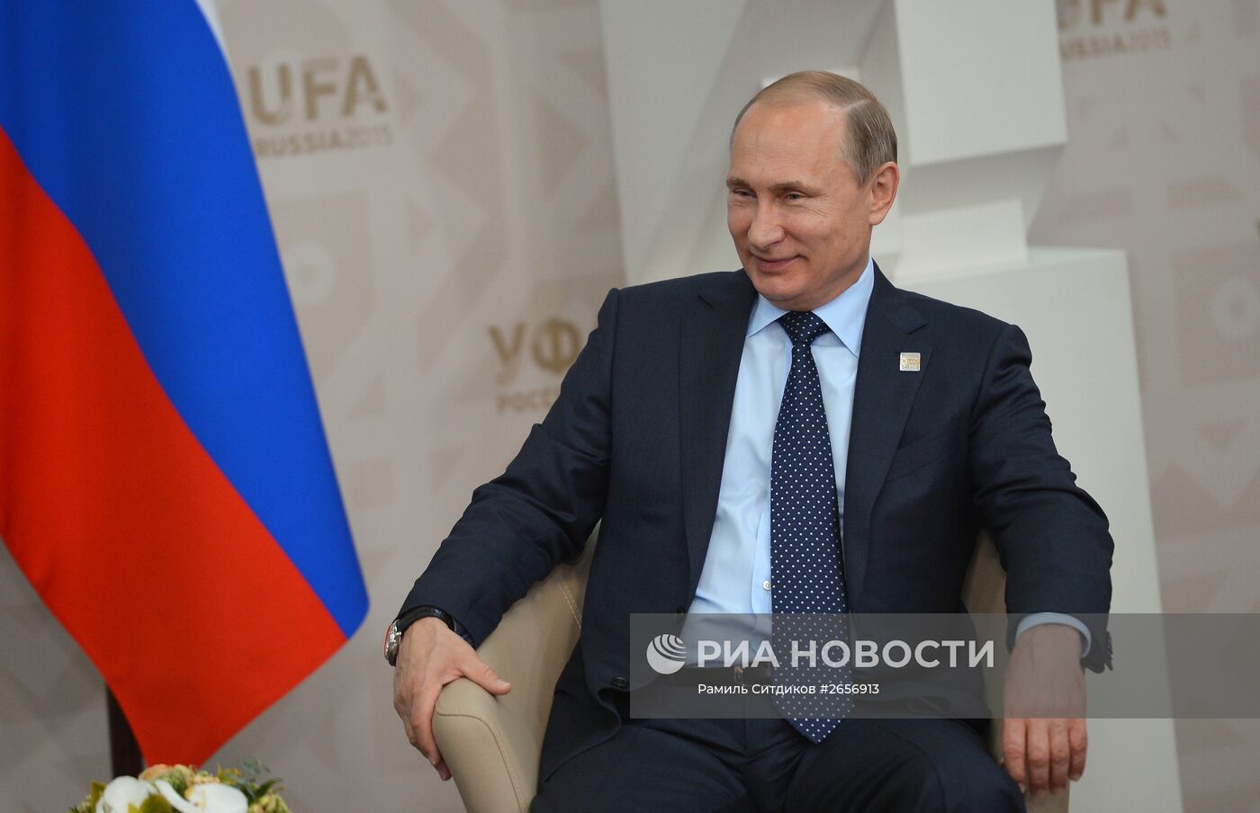 Беседа Президента Российской Федерации Владимира Путина с Президентом Узбекистана Исламом Каримовым
