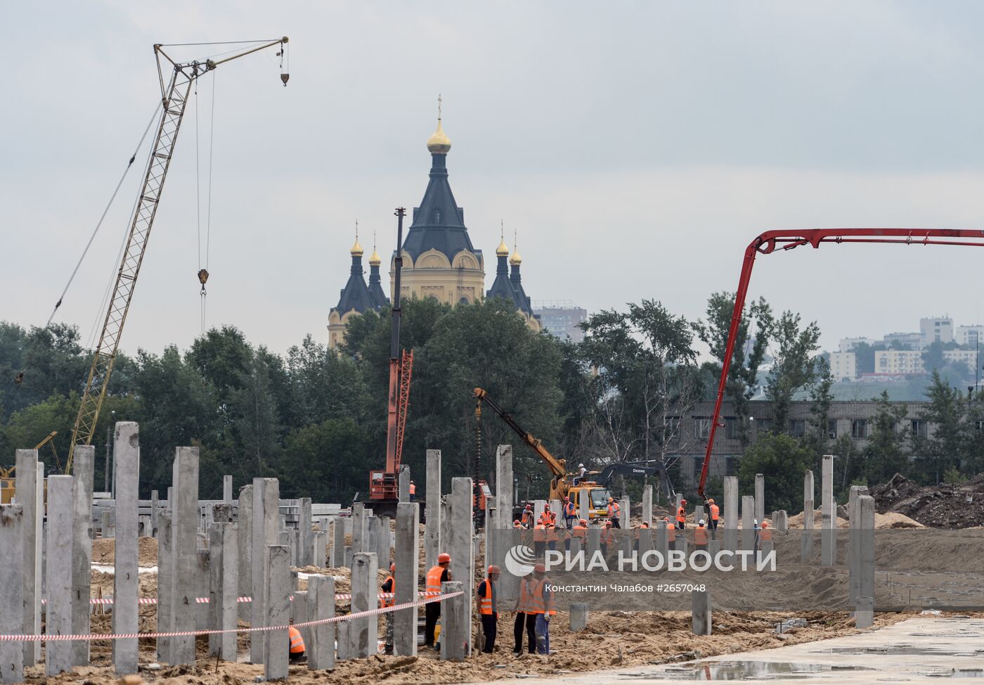 Строительство стадиона "Нижний Новгород" к ЧМ-2018