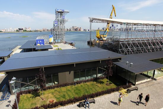 Строительство объектов 16-го Чемпионата мира ФИНА по водным видам спорта